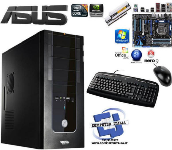 OFFERTA COMPUTER ROMA OFFERTA PC ASUS INTEL QUAD CORE i7930 6GB RAM