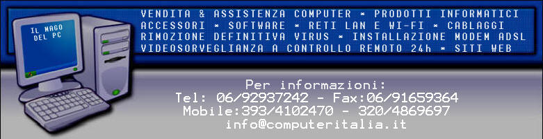 RICHIEDI GRATUITAMENTE INFORMAZIONE O UN PREVENTIVO